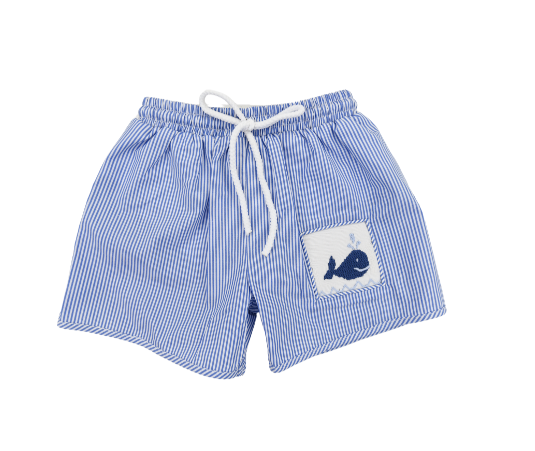 Deep Sea Whale Swim Trunks