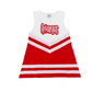 Varsity Red + White Cheer Dress