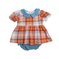 Fall Plaid Girls Bloomer Set