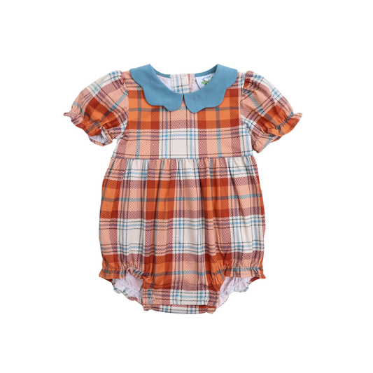 Fall Plaid Girl Bubble
