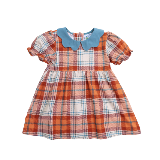 Fall Plaid Girls Dress