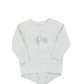 Sage Gingham Diaper Set