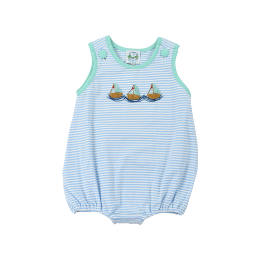 French Knot Boats Boy Bubble