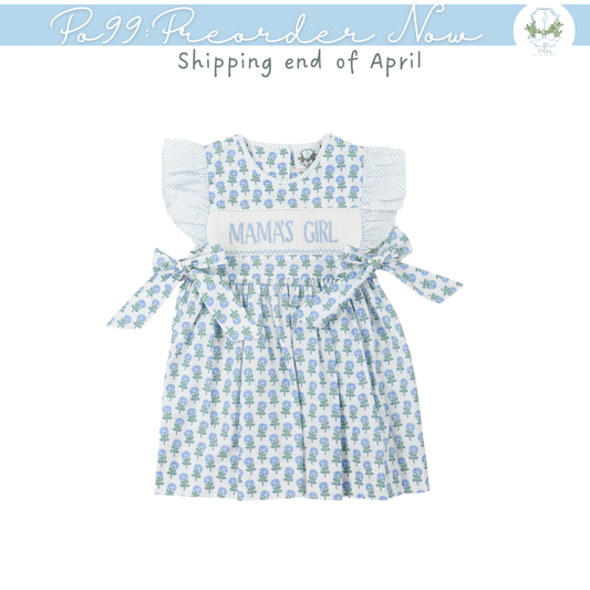 PO99: Mama's Girl Hydrangea Dress