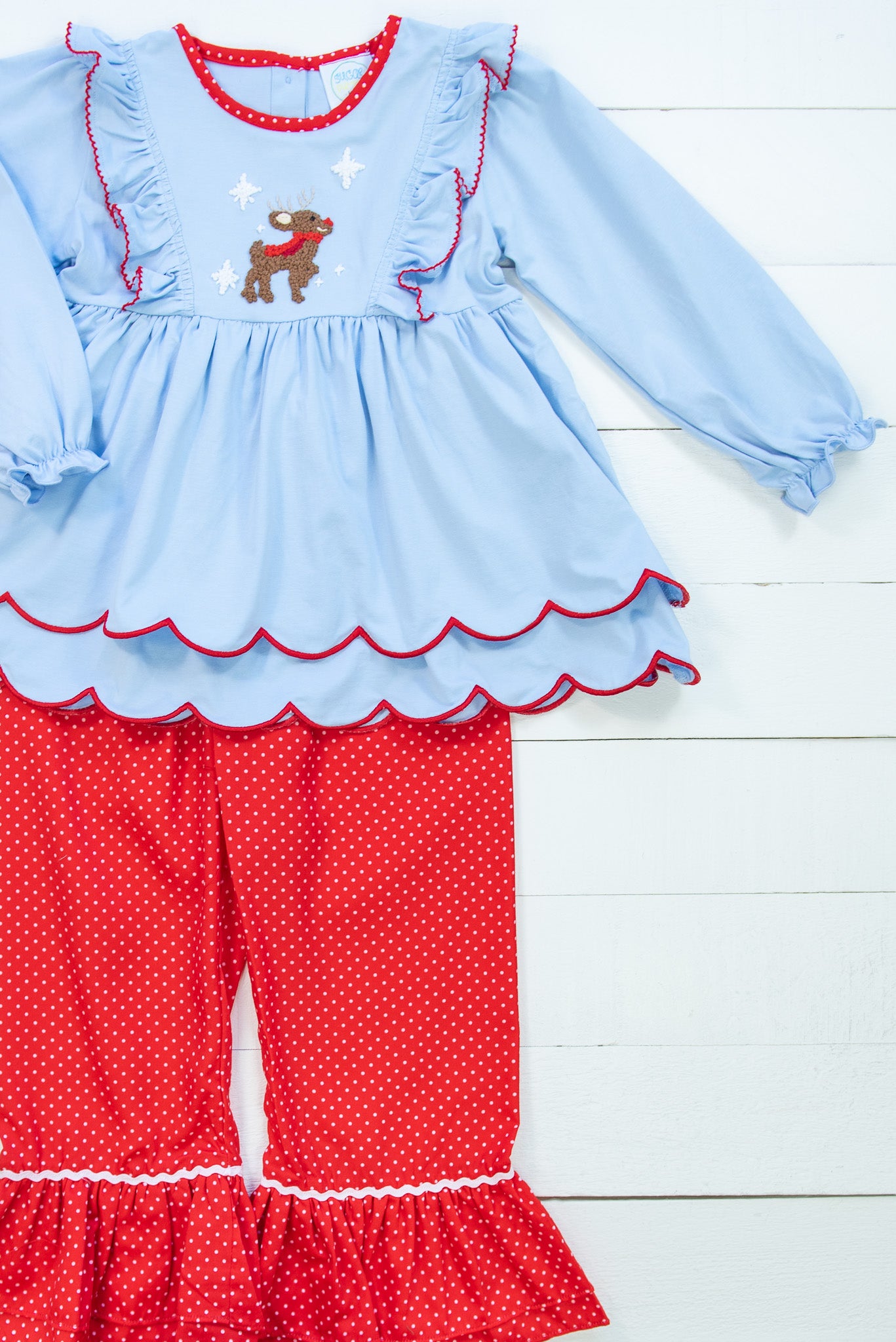 Reindeer Games Girl Pant Set