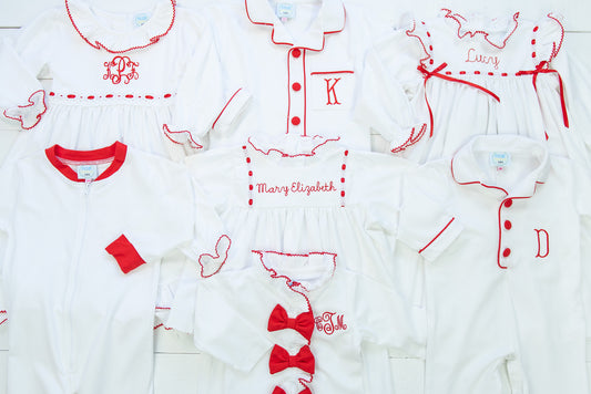 Classic White Boy Pajama Set