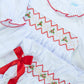 Holly Heirloom Girl Smocked Bloomer Set