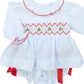Holly Heirloom Girl Smocked Bloomer Set