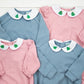 Tree Collar Blue Boys Sweater Pants Set