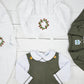 Holly Wreath Girls Bloomer Set