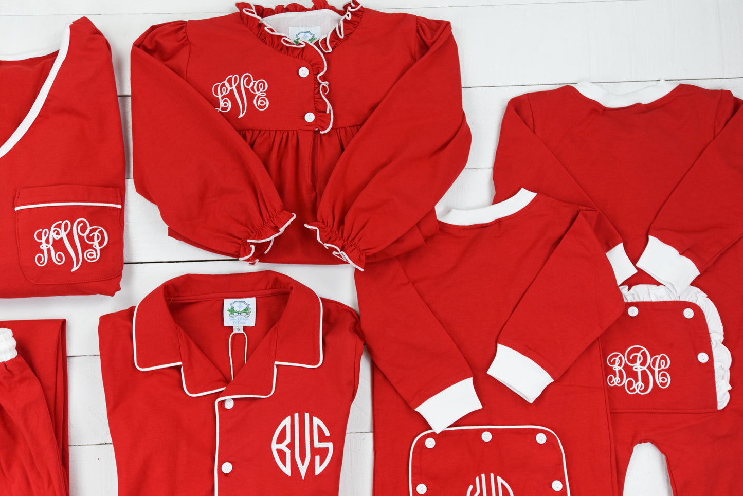 Classic Red Boys Zippy Pajama