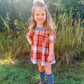 Fall Plaid Girls Bloomer Set