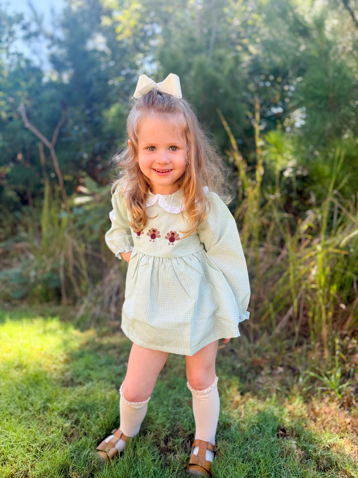 Turkey Day Girls Bloomer Set