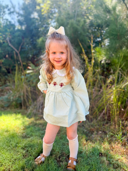 Turkey Day Girls Bloomer Set