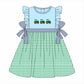 PO112: Hand Stitched Tractor Dress