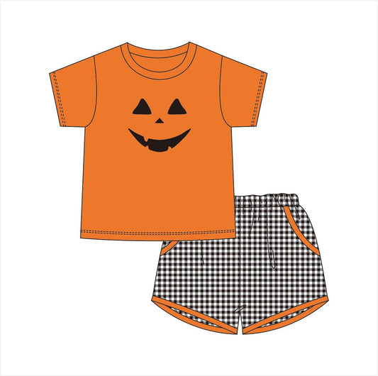 PO114: Jack O' Lantern Short Set