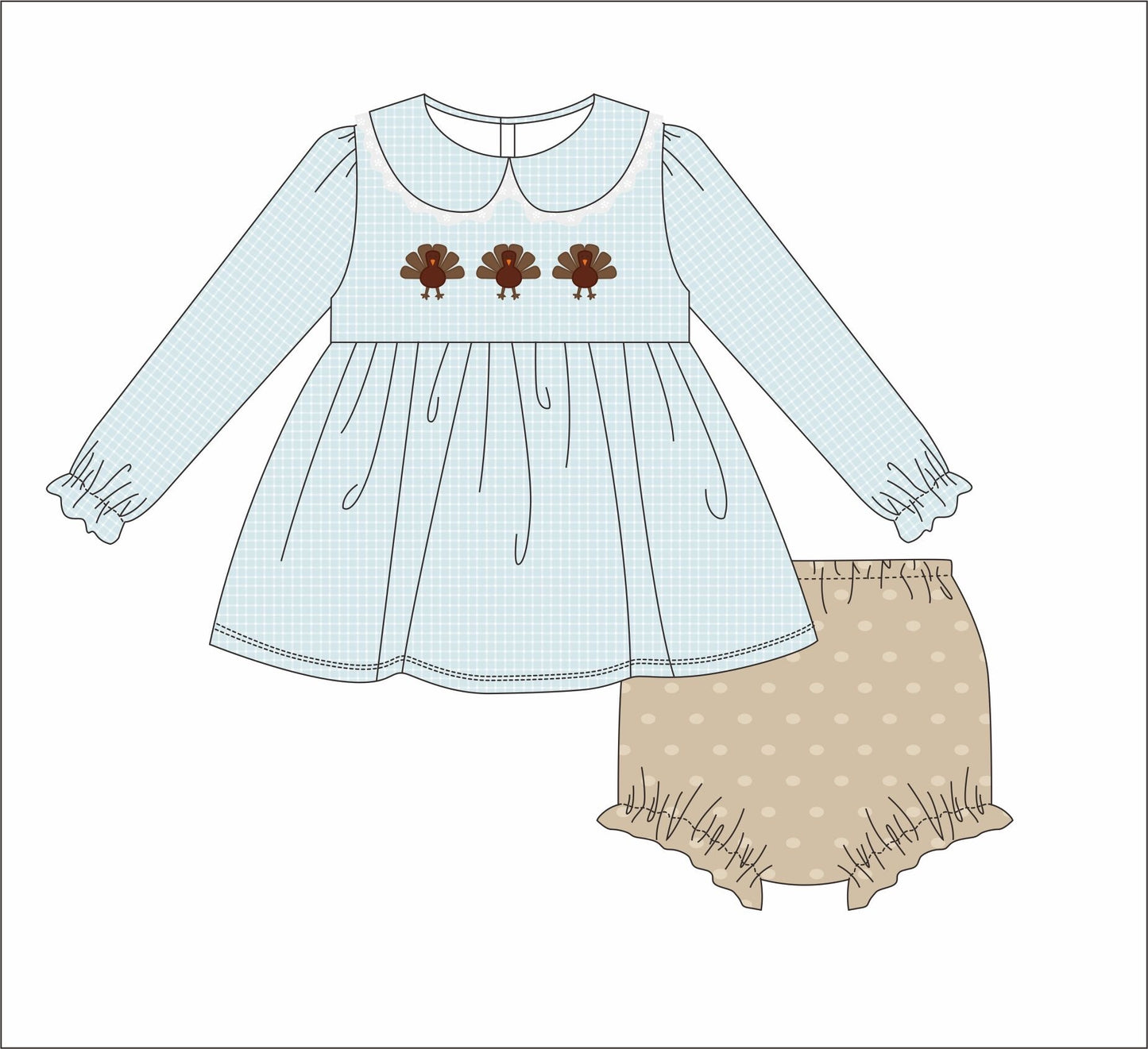 PO114: Turkey Day Bloomer Set
