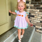 Mint Pumpkin Girl Bubble Short Set