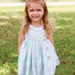 Sage Gingham Pumpkin Bubble Short Set