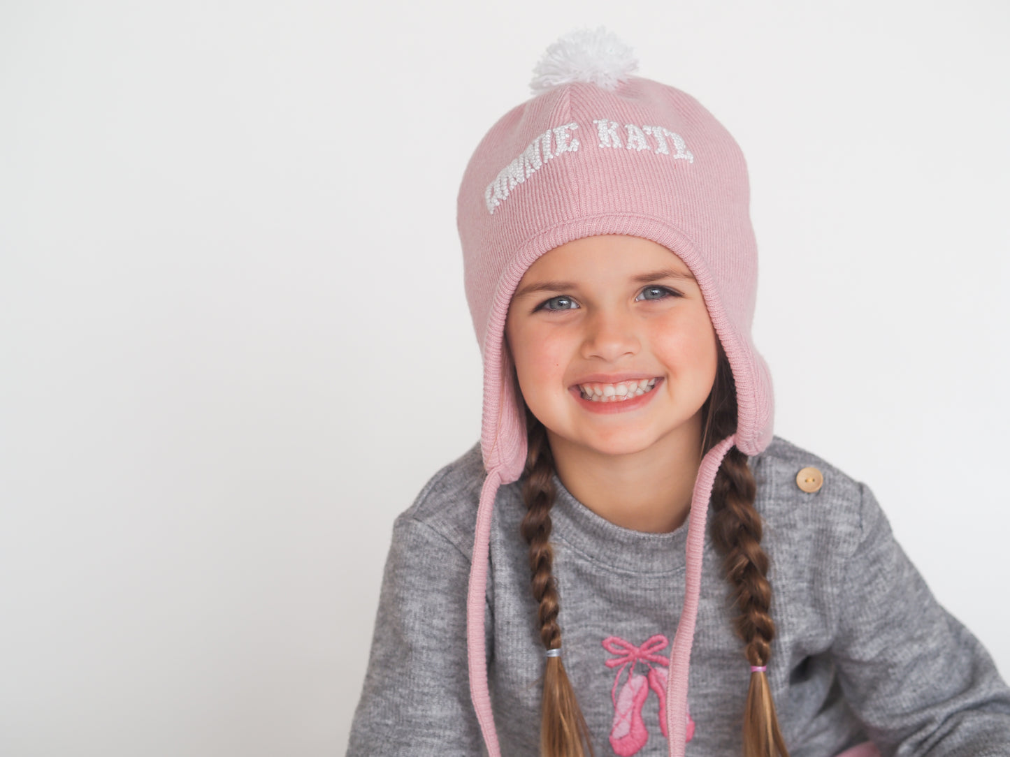 Pink  Pom Hat