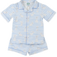 My Little Bunny Blue Button 2pc Pajama