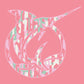 Girls' Pro Performance Long Sleeve T-shirt in Geranium Pink Camo Logo