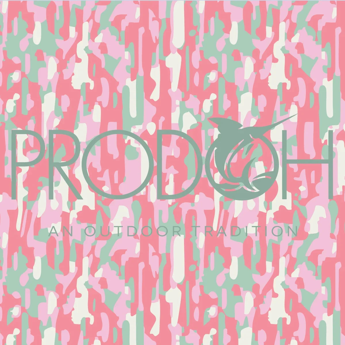 Girls' Pro Performance Hoodie T-shirt in Geranium Pink Camo
