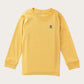 Boys' Long Sleeve Cotton T-shirt in Ochre Duck Hunting Dog Art