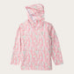 Girls' Pro Performance Hoodie T-shirt in Geranium Pink Camo