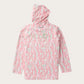 Girls' Pro Performance Hoodie T-shirt in Geranium Pink Camo