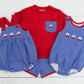 Summer Sailboats Boy Short Set