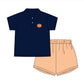 PO114: Autumn Applique Polo Short Set