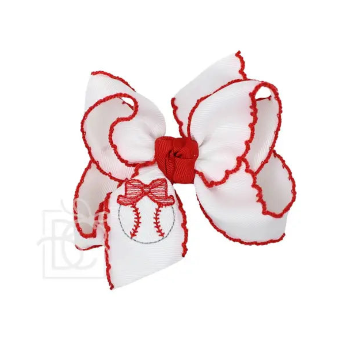5.5 Embroidered Baseball Bow