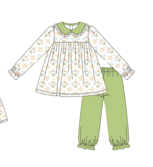 PO114: Mom & Me Fall Girl Pants Set