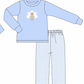 PO114: Turkey Applique Boy Pant Set