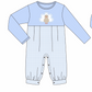 PO114: Turkey Applique Long Romper