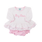 Pink Chainstitch Big Sister Bloomer Set