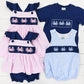 Gingham Crabs Boy Short Set