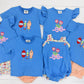 Blue Tulip Applique Short Set