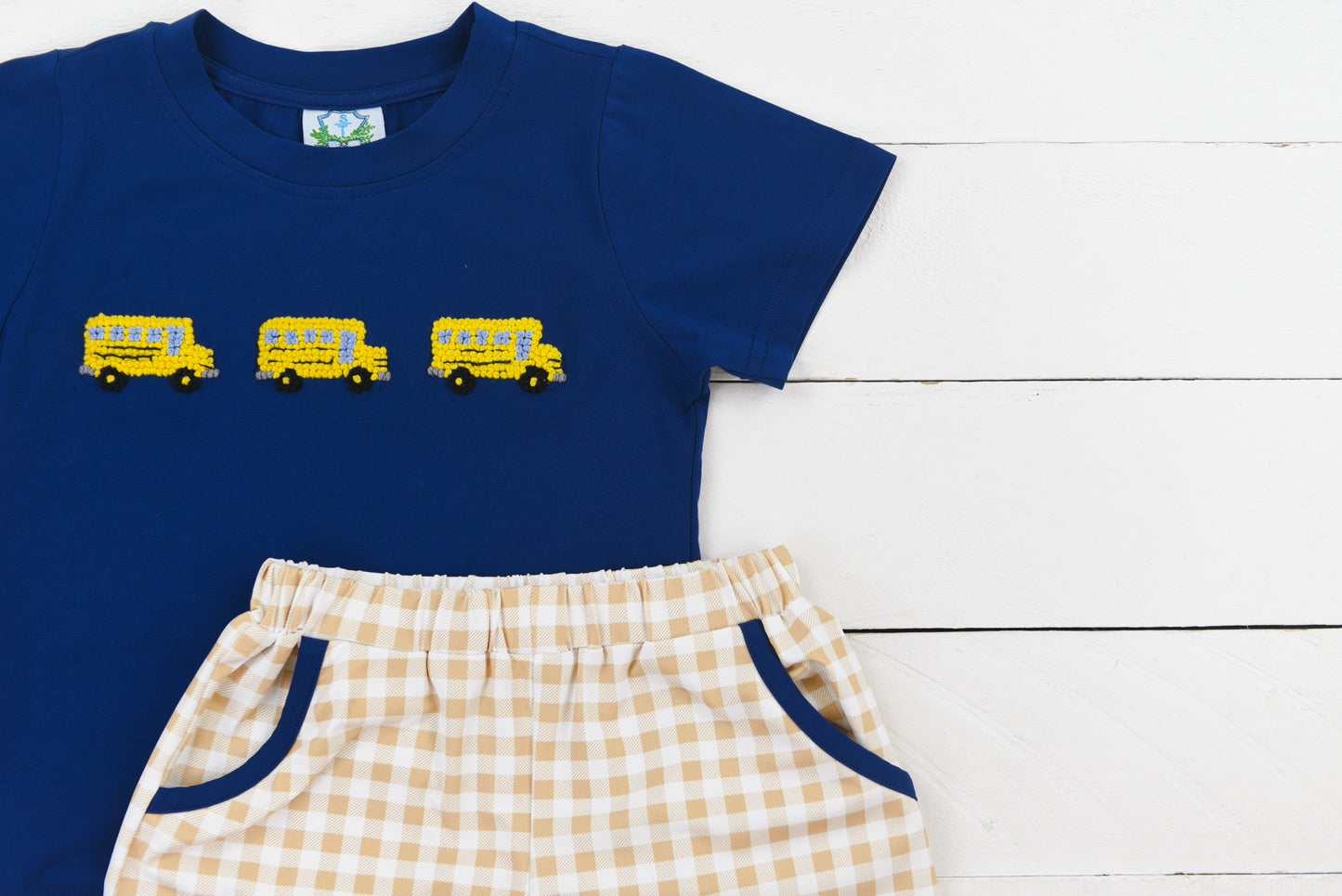 Off To School Boy Short Set