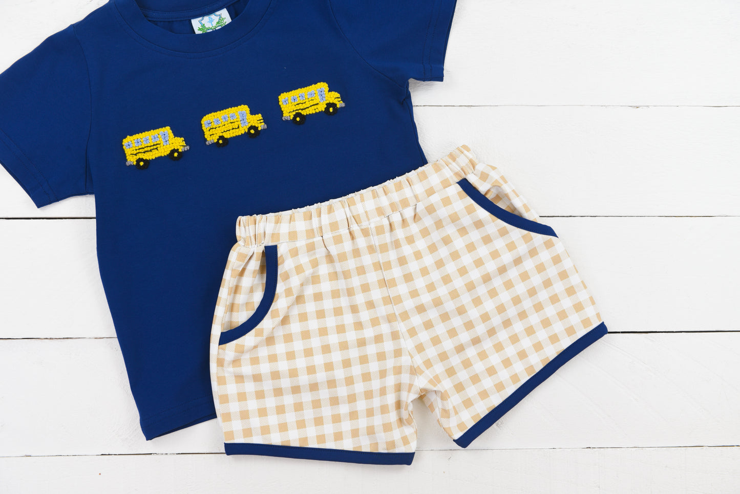 Off To School Boy Short Set