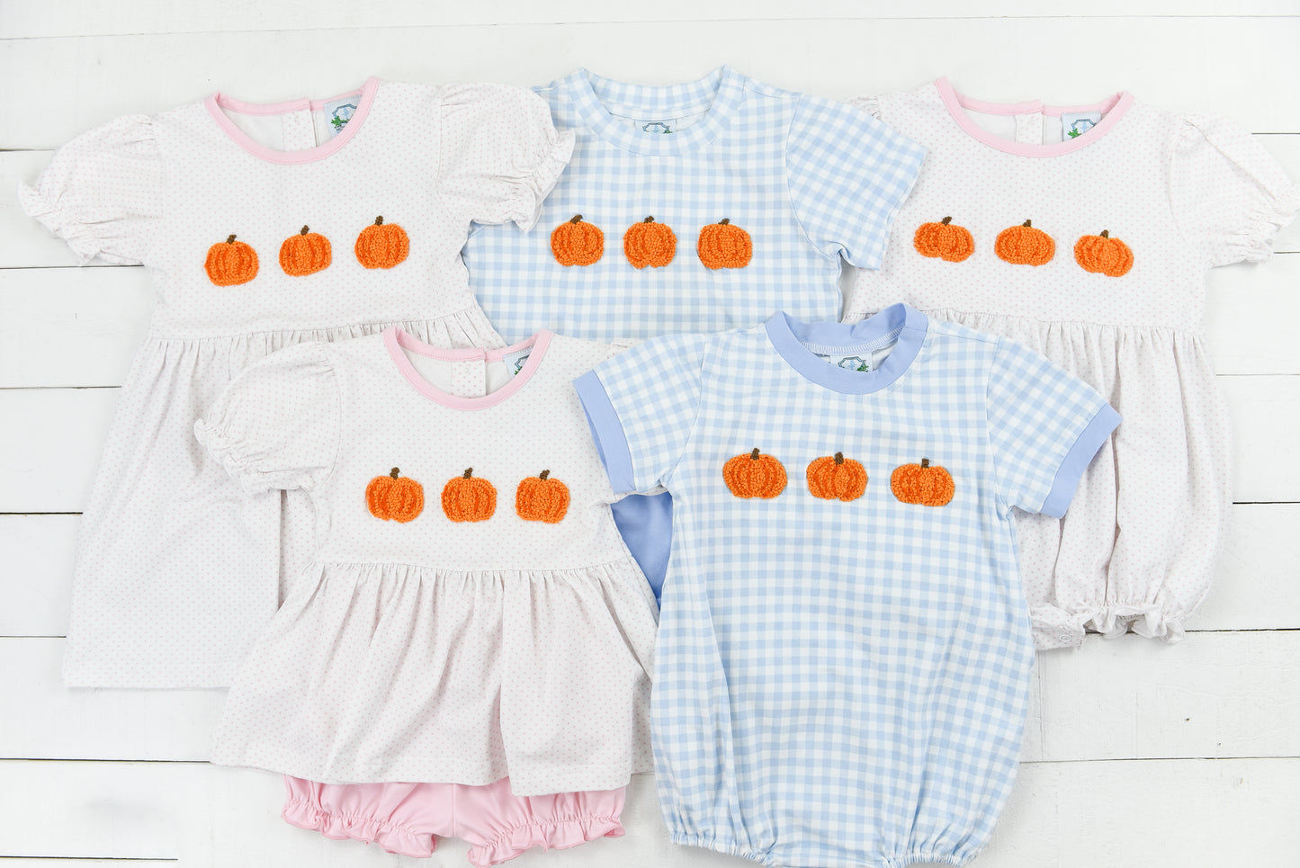 Bitty Dot Pumpkins Dress