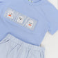 Smocked Ghost Boy Short Set