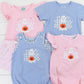 Trio Ghost Applique Boy Short Set