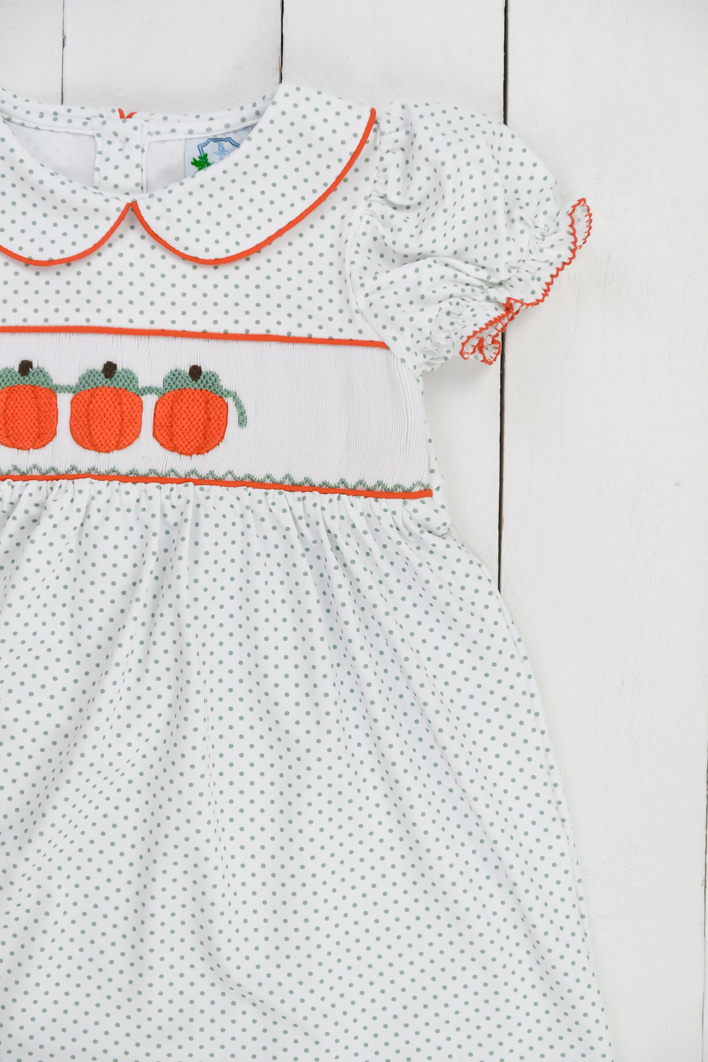 Smocked Pumpkin Dress