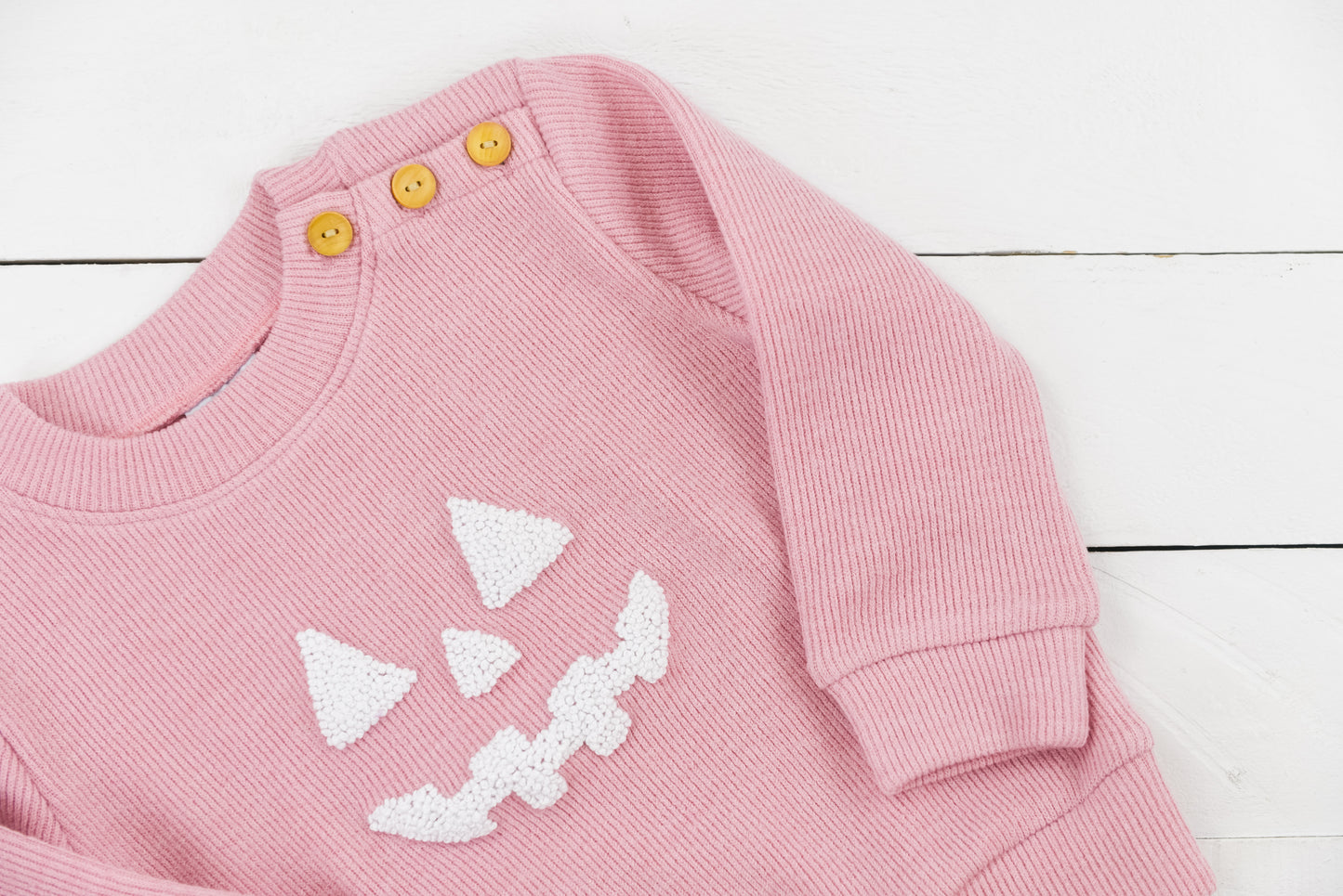 Pink Jack-O-Lantern Sweater