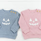 Blue Jack-O-Lantern Sweater