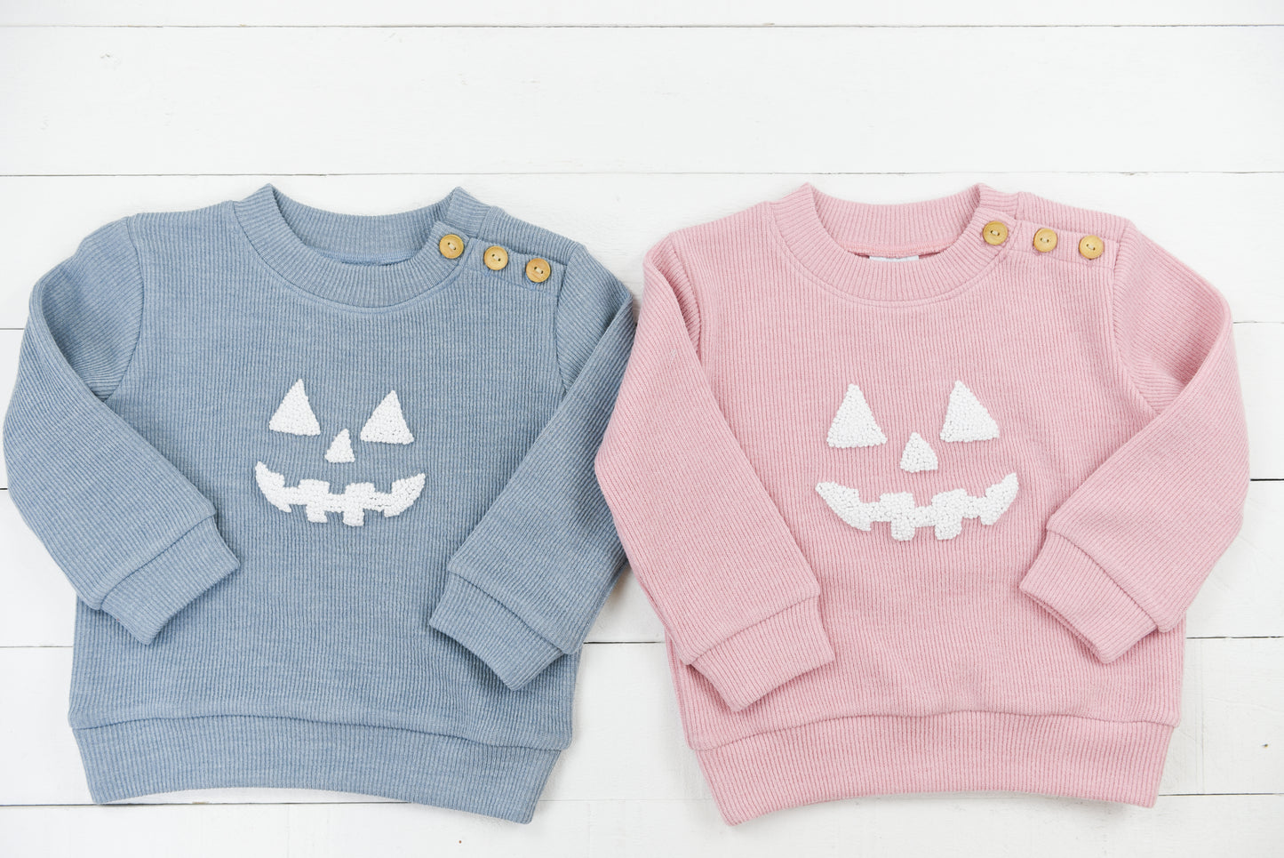 Blue Jack-O-Lantern Sweater