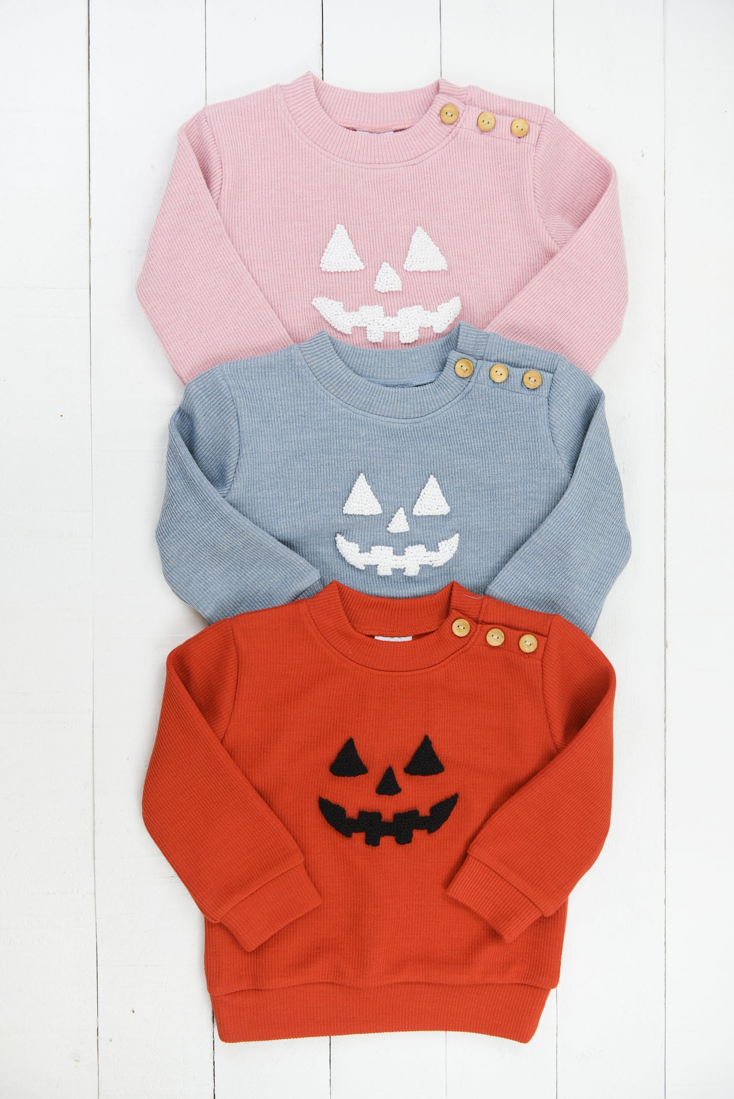 Blue Jack-O-Lantern Sweater