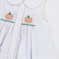 Single Smocked Pumpkin Girl Short Set